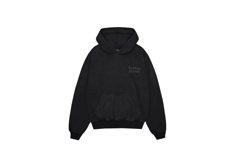 BROKEN PLANET BASICS HOODIE MIDNIGHT BLACK