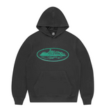 Corteiz Alcatraz Hoodie Black Green