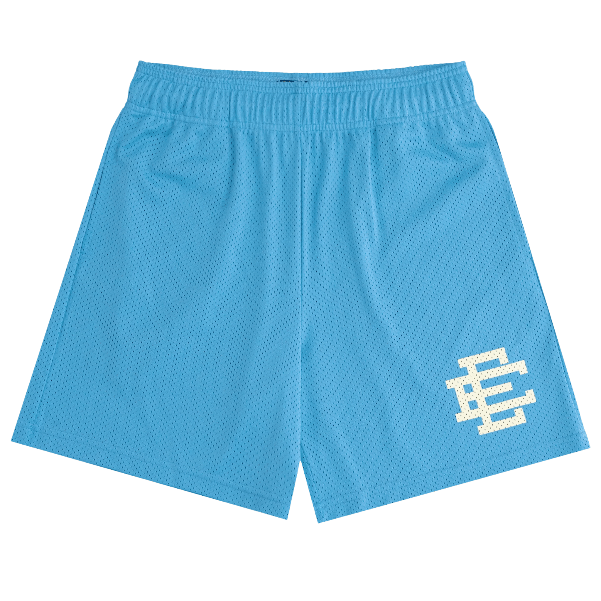 Eric Emanuel EE Basic Short in Carolina Blue and Off White design