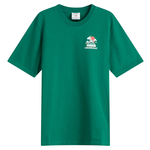 Casablanca Montagne Ondulee green t-shirt with wavy mountain design
