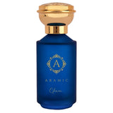 Aramic Climax fragrance bottle with notes of rum, cinnamon, tobacco, saffron, sandalwood, and hedione