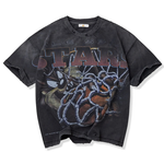 Vale Forever Tazmania Tee black front view with logo design