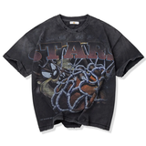 Vale Forever Tazmania Tee black front view with logo design