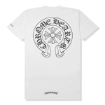 White Chrome Hearts Horse Shoe pocket logo T-shirt