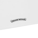 White Chrome Hearts Horse Shoe pocket logo t-shirt