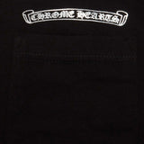 Chrome Hearts Foil Print Scroll Logo T-Shirt Black/Silver