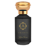 Aramic I Don’t Know fragrance black bottle with gold cap and elegant logo