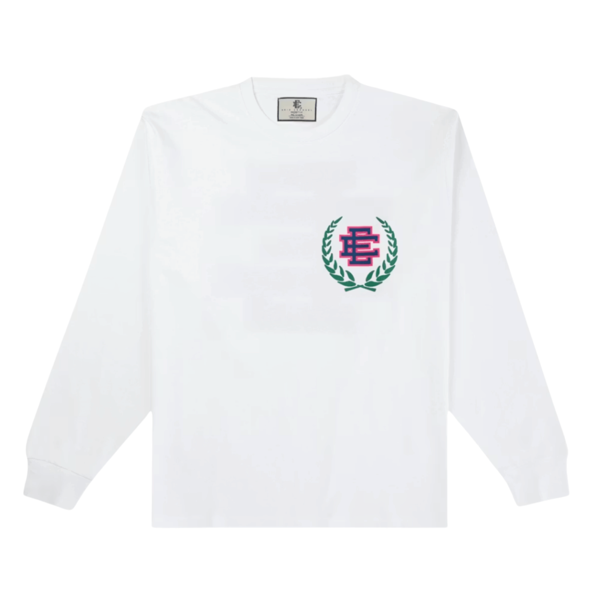Eric Emanuel EE Wreath long-sleeve white t-shirt front view