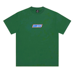 Corteiz Snickers Tee Green front view on white background