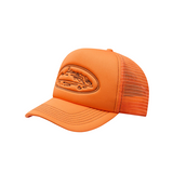 Corteiz Island Outline Trucker Hat Orange