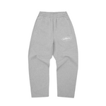 Corteiz Island Puff Print Sweatpants in Heather Grey