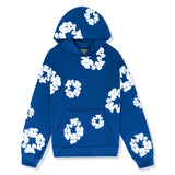 DENIM TEARS COTTON WREATH HOODIE ROYAL BLUE