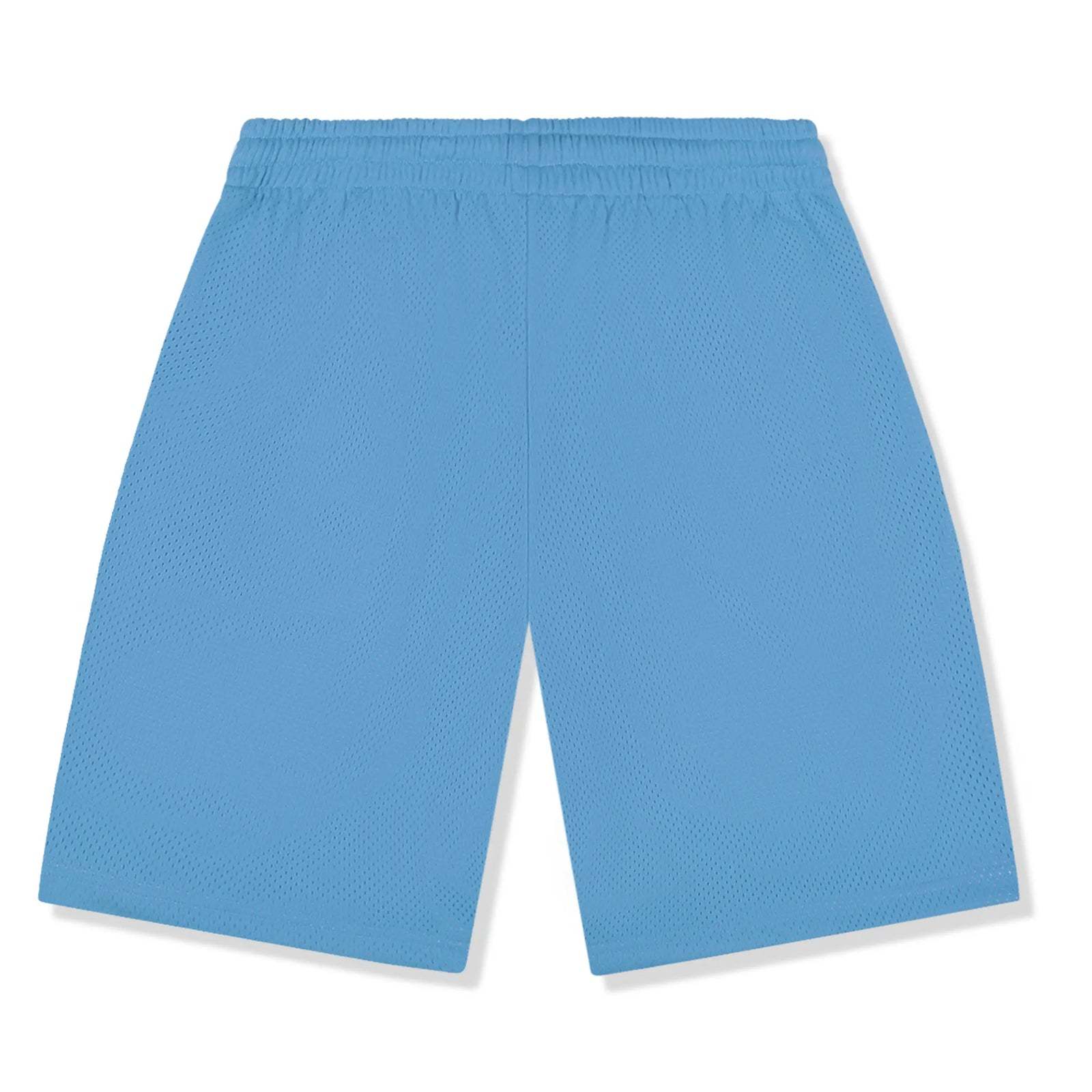 Denim Tears University light blue mesh shorts with elastic waistband