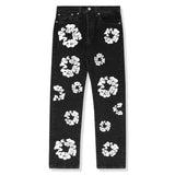 DENIM TEARS x LEVIS COTTON WREATH JEANS BLACK