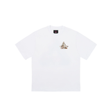 Palace x Vivienne Westwood white T-shirt with graphic logo.