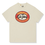 Gallery Dept. antique white Toymaker T-shirt with red and black vintage-style graphic print on front