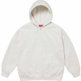 SUPREME WRAPPED HALF ZIP HOODED SWEATSHIRT STONE