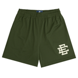 Eric Emanuel EE Basic Shorts in Chive and Off White colors