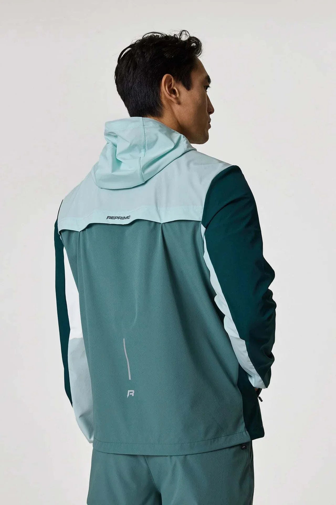 Reprmo Reprimo Flight Windbreaker - Forest Green/Mint – 1LUX