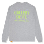 Gallery Dept. Souvenir Logo Heather Grey Long Sleeve T Shirt