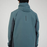 Reprimo Glide Jacket in Azure/Shadow Blue shown from the back.