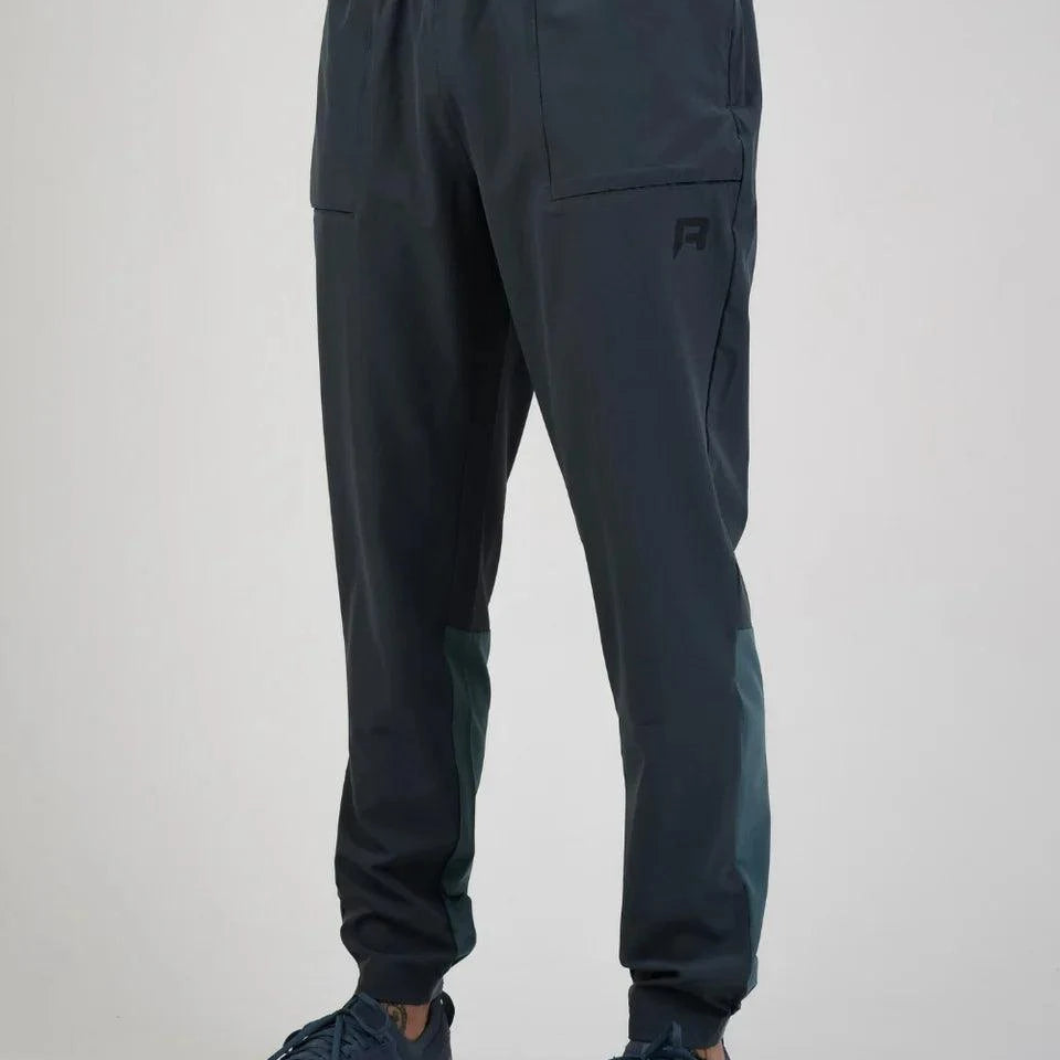 Reprimo Glide Pants Azure/Shadow Blue worn by model