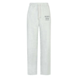 Wildest Dreams Grey varsity joggers with drawstring waist and logo print