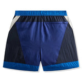 Kith Washed Nylon Turbo Short Layer SS26 in dark color with side pocket