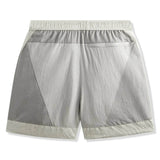 Kith Washed Nylon Turbo Short Pacify SS26 in blue and white color blocking