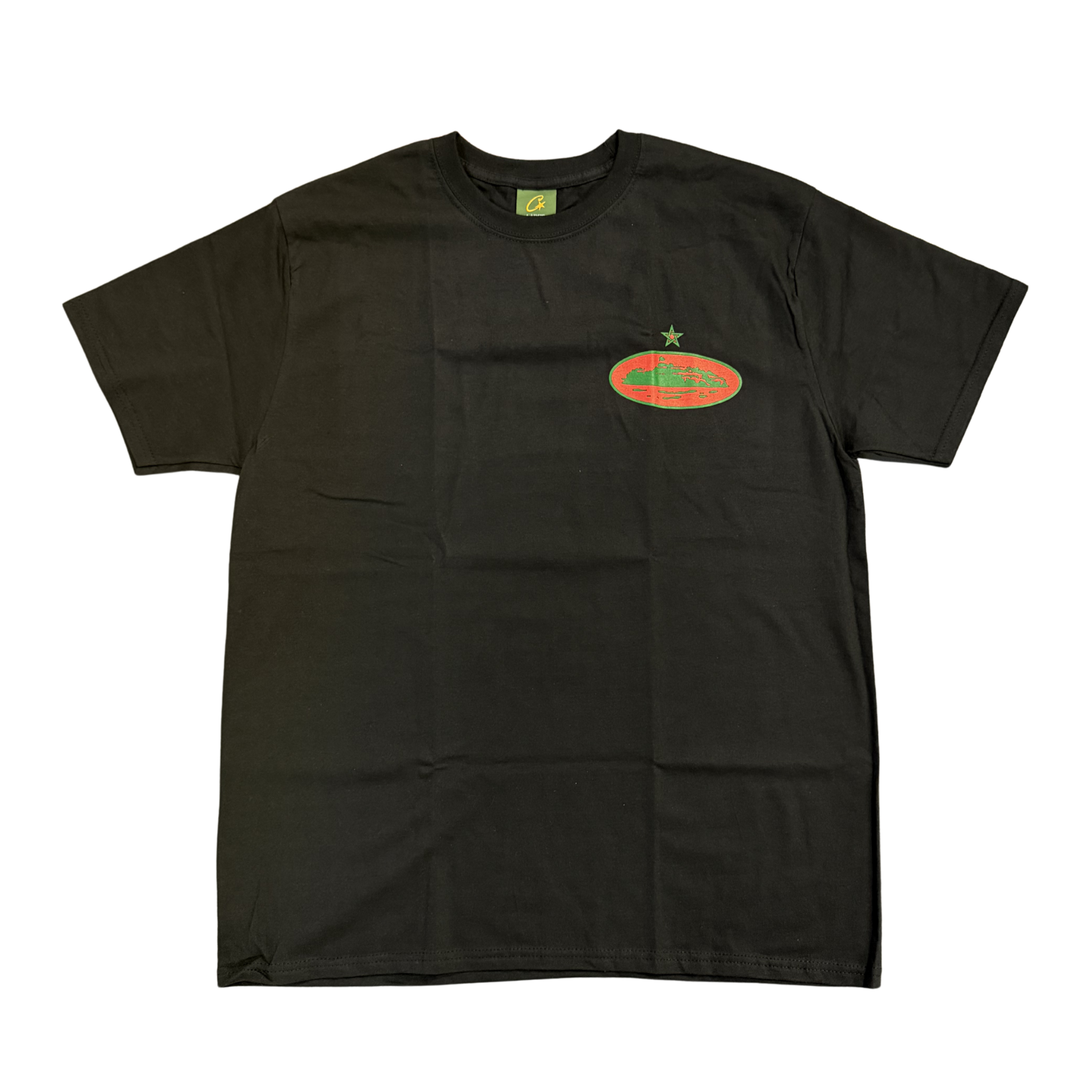 Corteiz International Family Tee black shirt front view