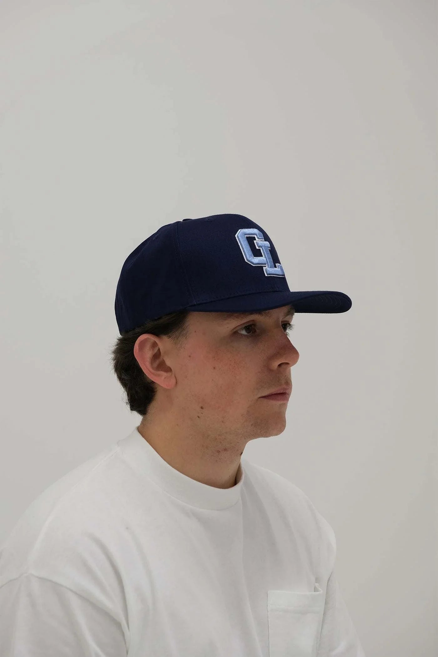 Cherry Location CL Navy Cap with embroidered logo and adjustable strap