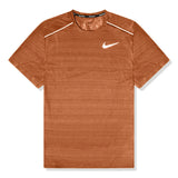 Nike Dri-FIT 1.0 Dark Russet Miler Running T Shirt