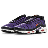 TN Air Max Plus OG Voltage Purple 2024 sneaker with vibrant purple gradient and Tuned Air cushioning.