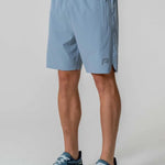 Reprimo Nova Shorts in Aqua/Dusk Blue.