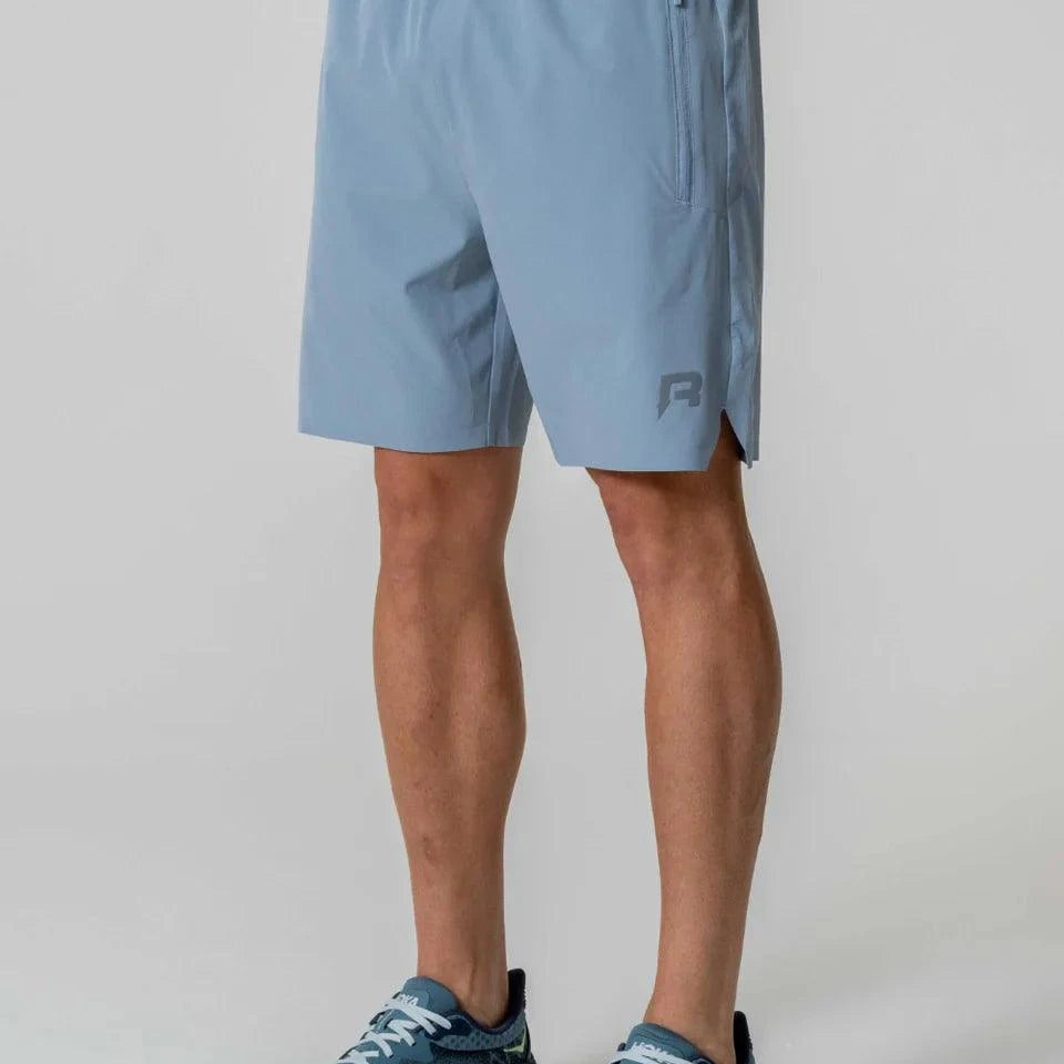 Reprimo Nova Shorts in Aqua/Dusk Blue.