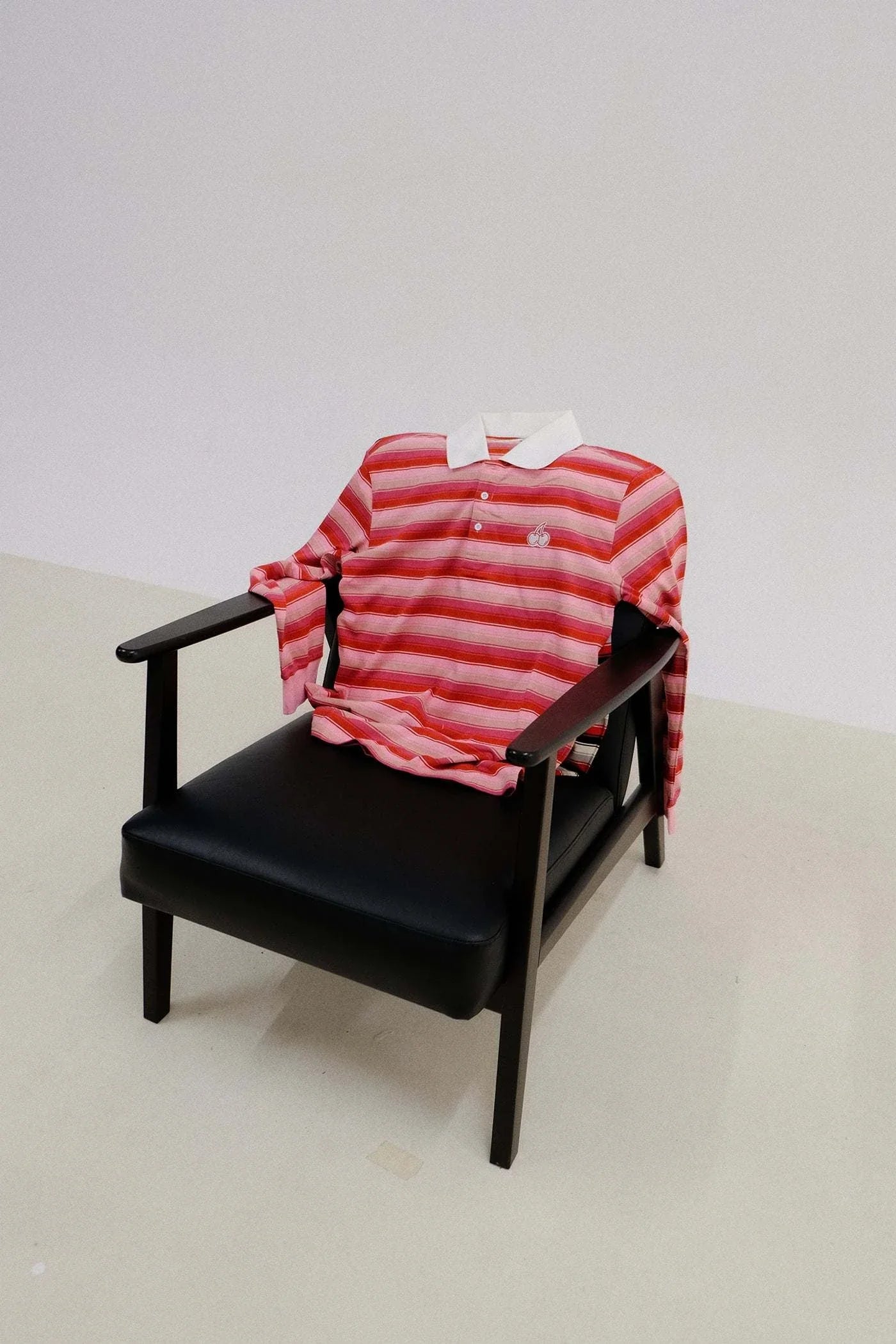 Cherry Location Pink layered tee shirt with pink and white layers