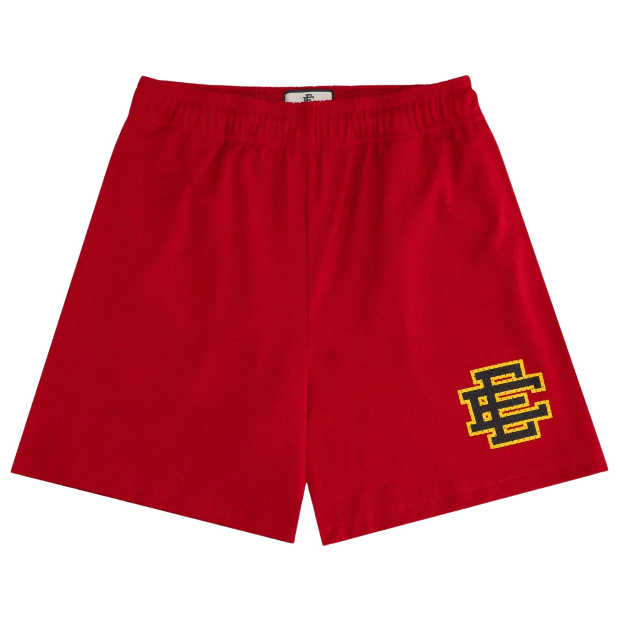 Eric Emanuel EE Basic Short in red and gold colors