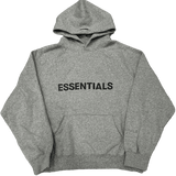 Fear of God Essentials Applique Logo Dark Heather Oat Hoodie (SS20)