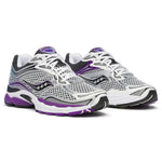 Saucony OG ProGrid Omni 9 running shoes in silver and purple