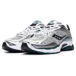 Saucony ProGrid Omni 9 Pine Green running shoe side view