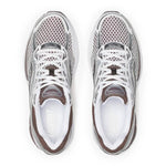 Saucony ProGrid Omni 9 white and brown running shoe side view