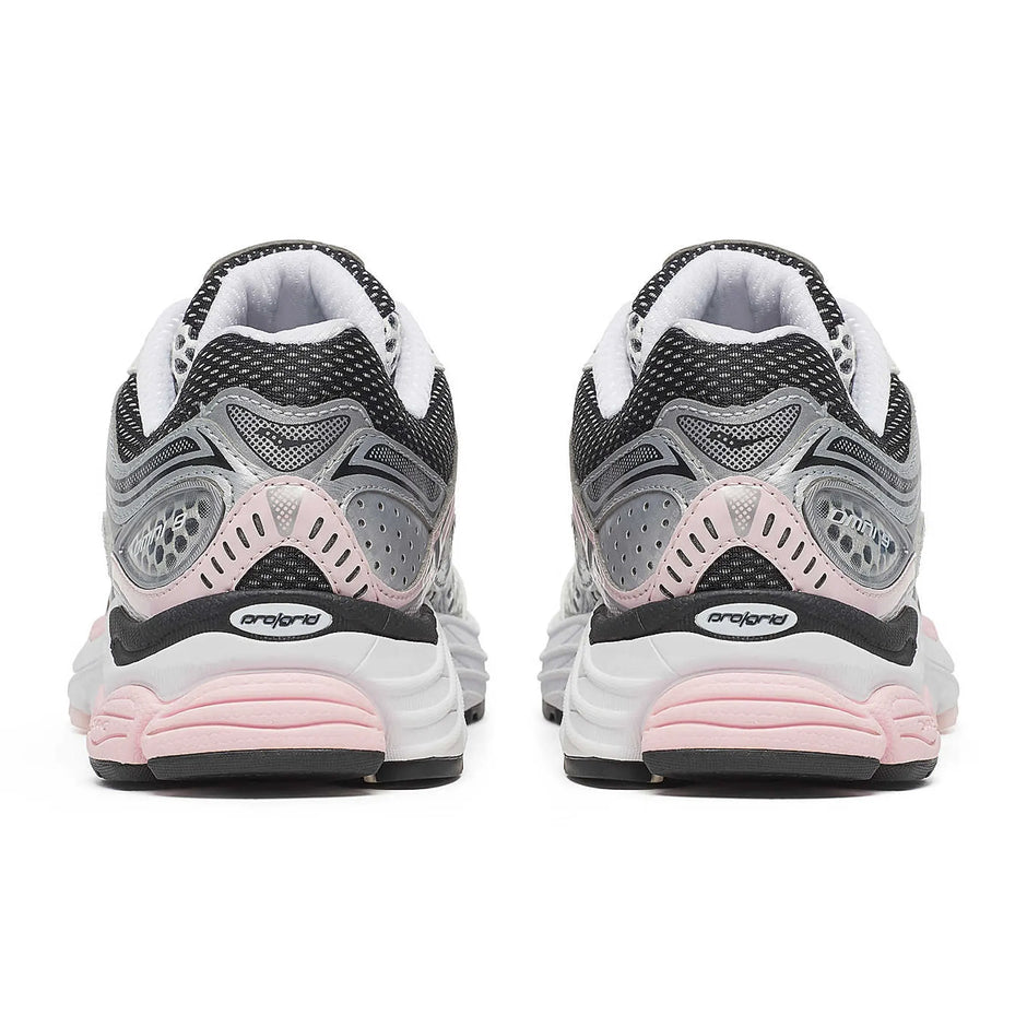 Saucony ProGrid Omni 9 Silver Pink running shoe side view