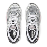 Saucony ProGrid Omni 9 silver pink running shoe side view
