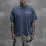 Askyurself Parental T-Shirt Vintage Navy by Acne Studios displayed on a white background
