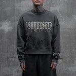 Askyurself Goth Crew Vintage Black sweatshirt featuring Acne Studios design