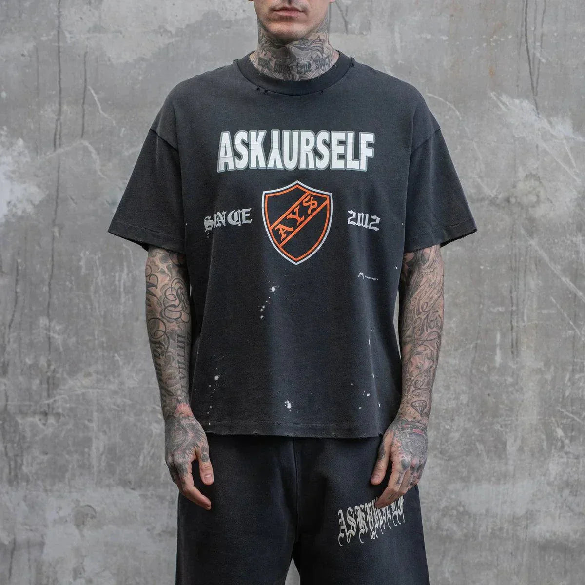 Askyurself OG Hockey T-Shirt Vintage Black featuring Acne Studios design