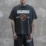 Askyurself OG Hockey T-Shirt Vintage Black featuring Acne Studios design