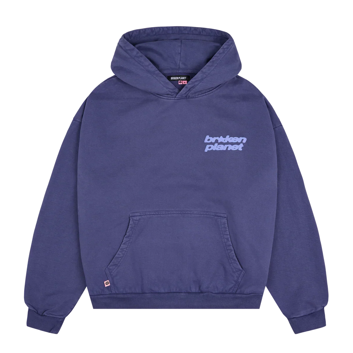 Broken Planet star logo hoodie in mulberry purple color