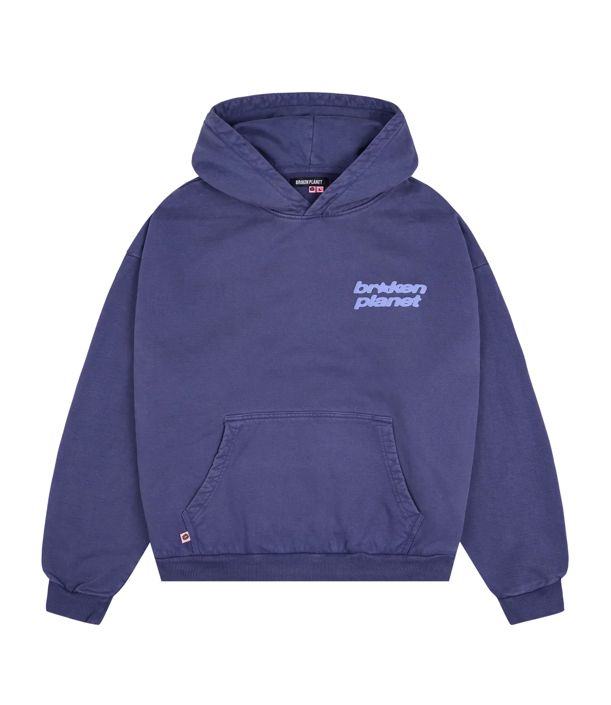 Broken Planet star logo hoodie in mulberry purple color