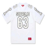 Supreme Bones white football jersey FW25 edition
